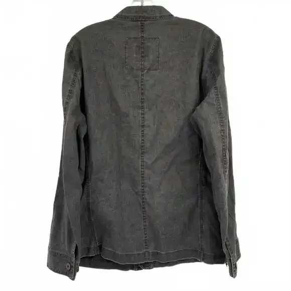 Camel Active Gray Linen Blend Shacket | OS Regular - Picture 2 of 6